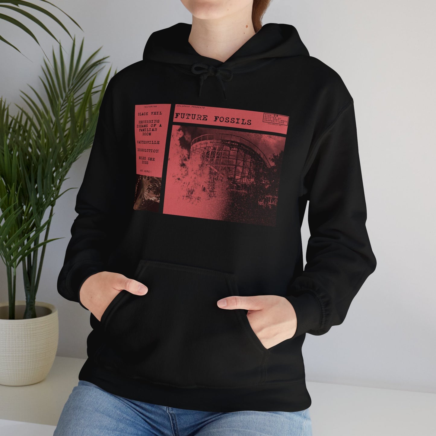 FUTURE FOSSILS BLACK HOODIE