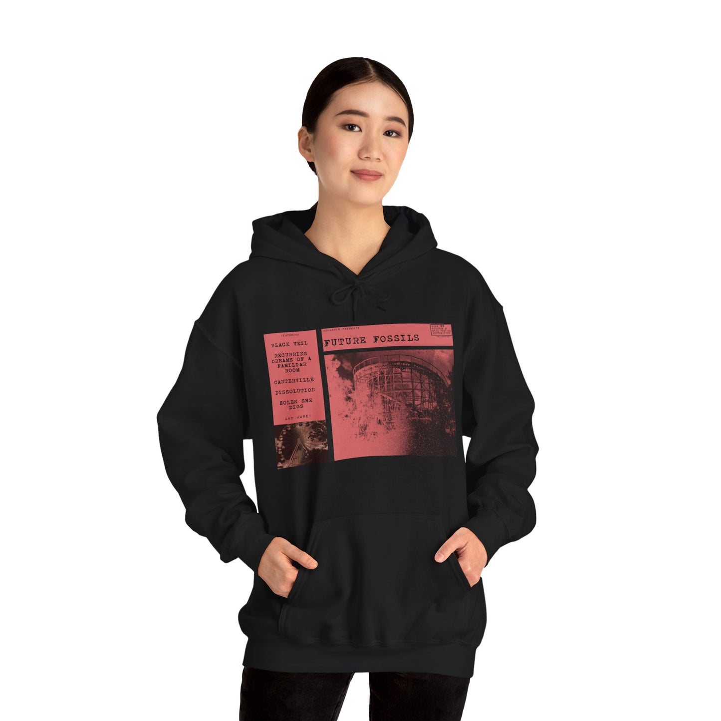FUTURE FOSSILS BLACK HOODIE