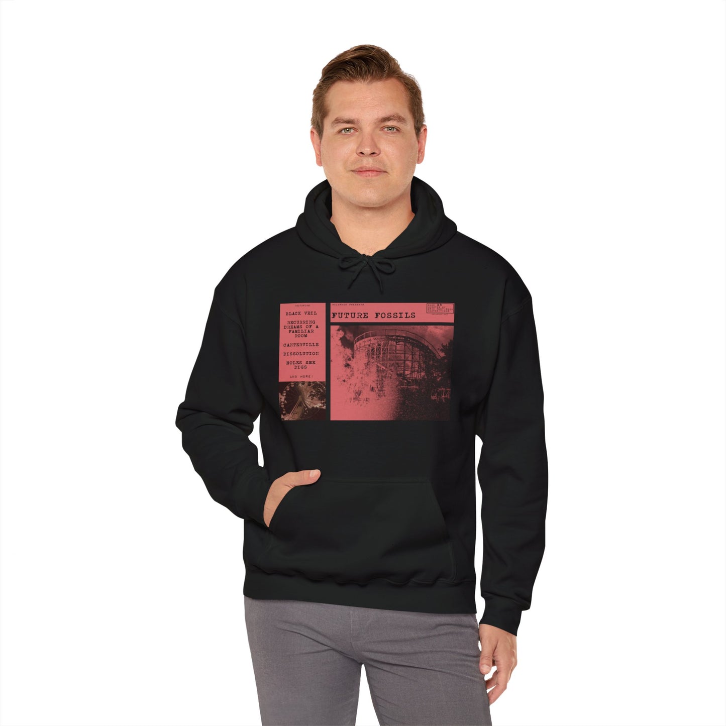 FUTURE FOSSILS BLACK HOODIE
